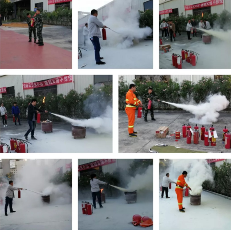 安達全員行動參與2018年度消防應急演練 安達全員行動參與2018年度消防應急演練